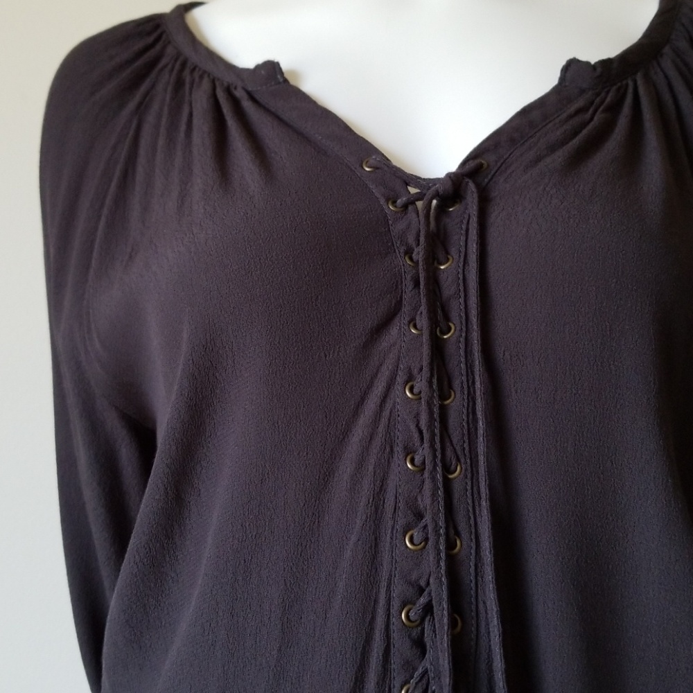 Olivaceous Long Sleeves Dress - Size Medium - Picture 4 of 8